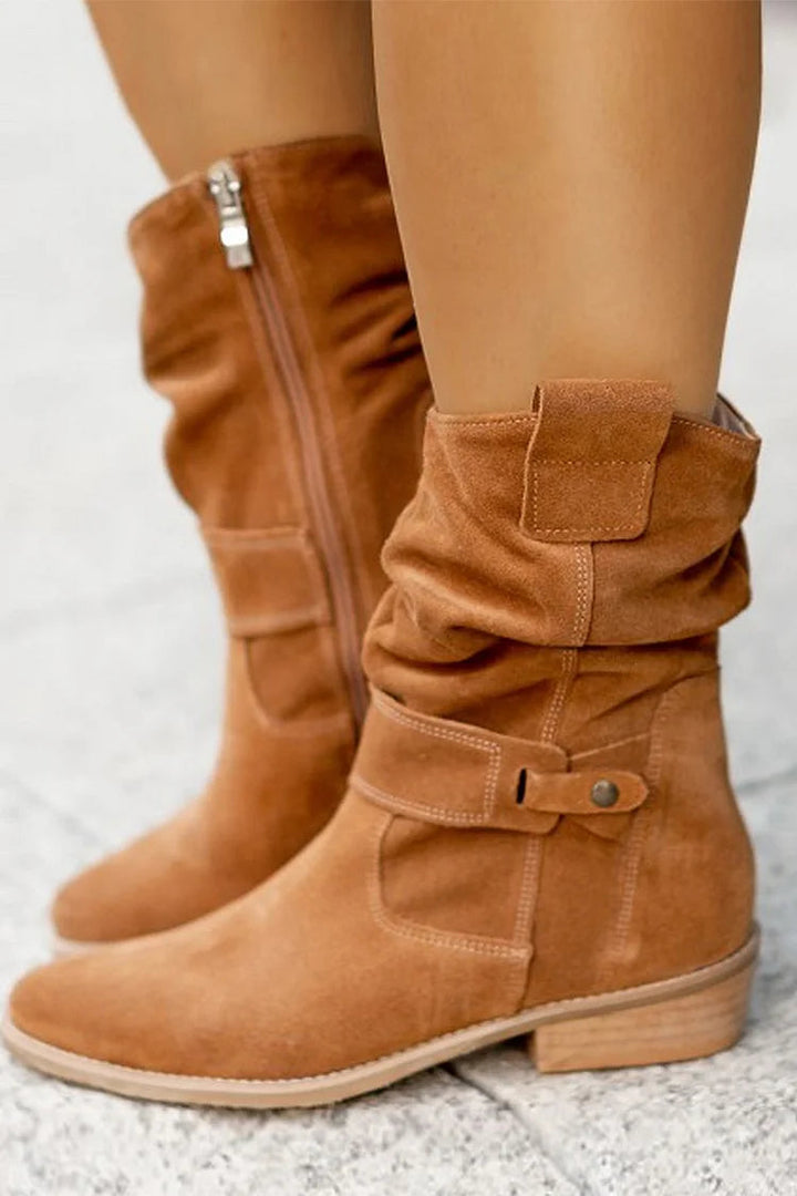 Clémence - Soft Suede Ankle Boots