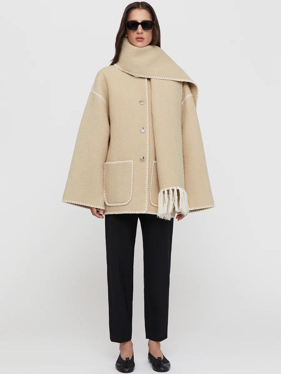 Evalina - Women's Scarf Jacket