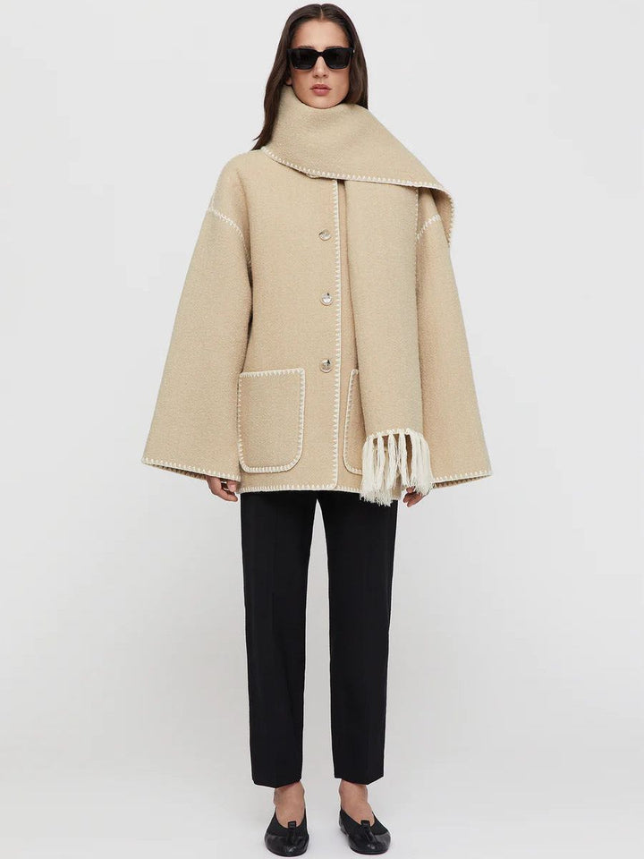 Evalina - Women's Scarf Jacket