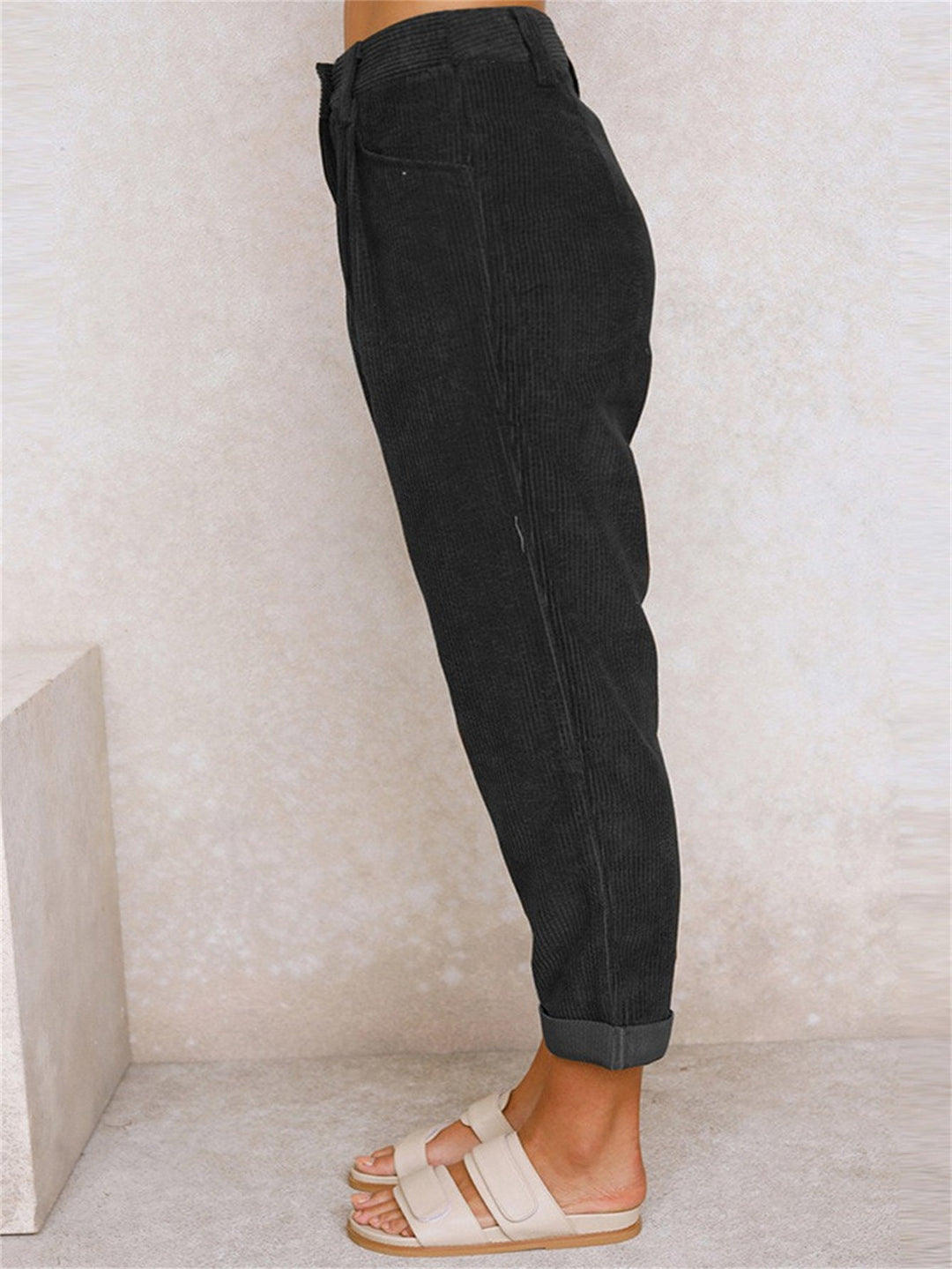 Marlene - Casual Women's High-Waisted Pants