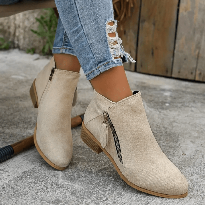 Alba - Orthopedic Zipper Boots