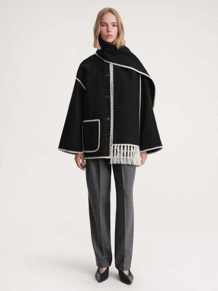 Evalina - Women's Scarf Jacket