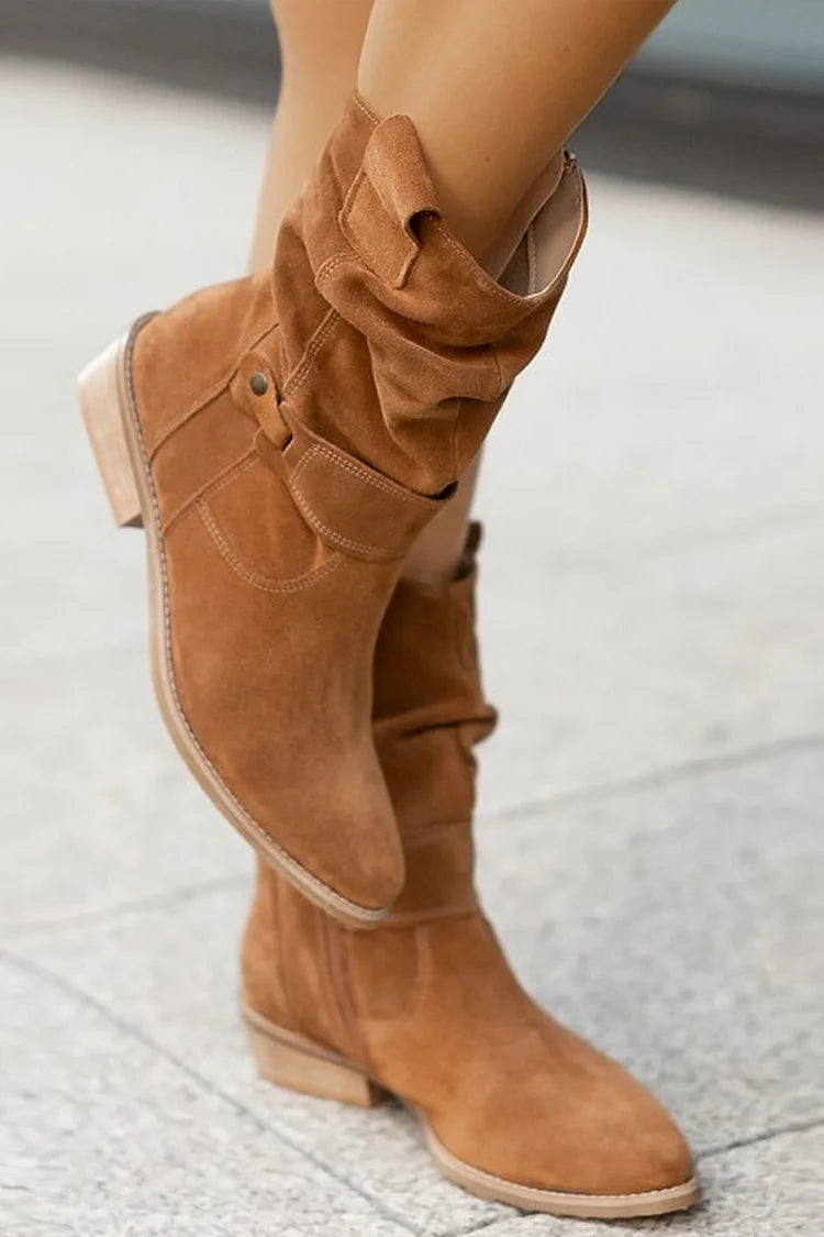 Clémence - Soft Suede Ankle Boots