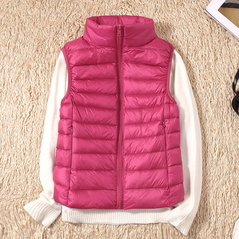 Amira - Lightweight Puffer Vest with Pleated Design
