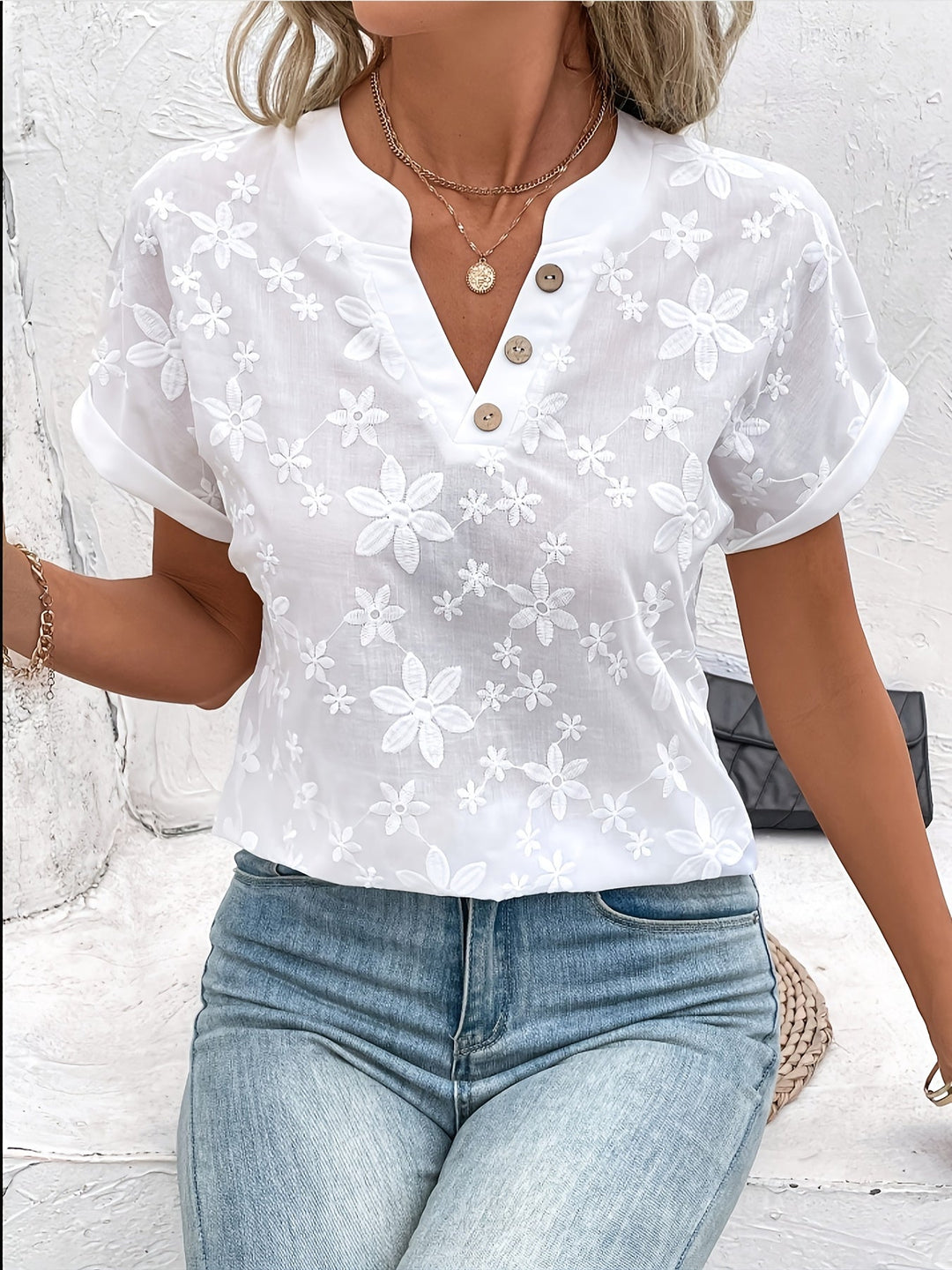 Marlene – Embroidered Blouse