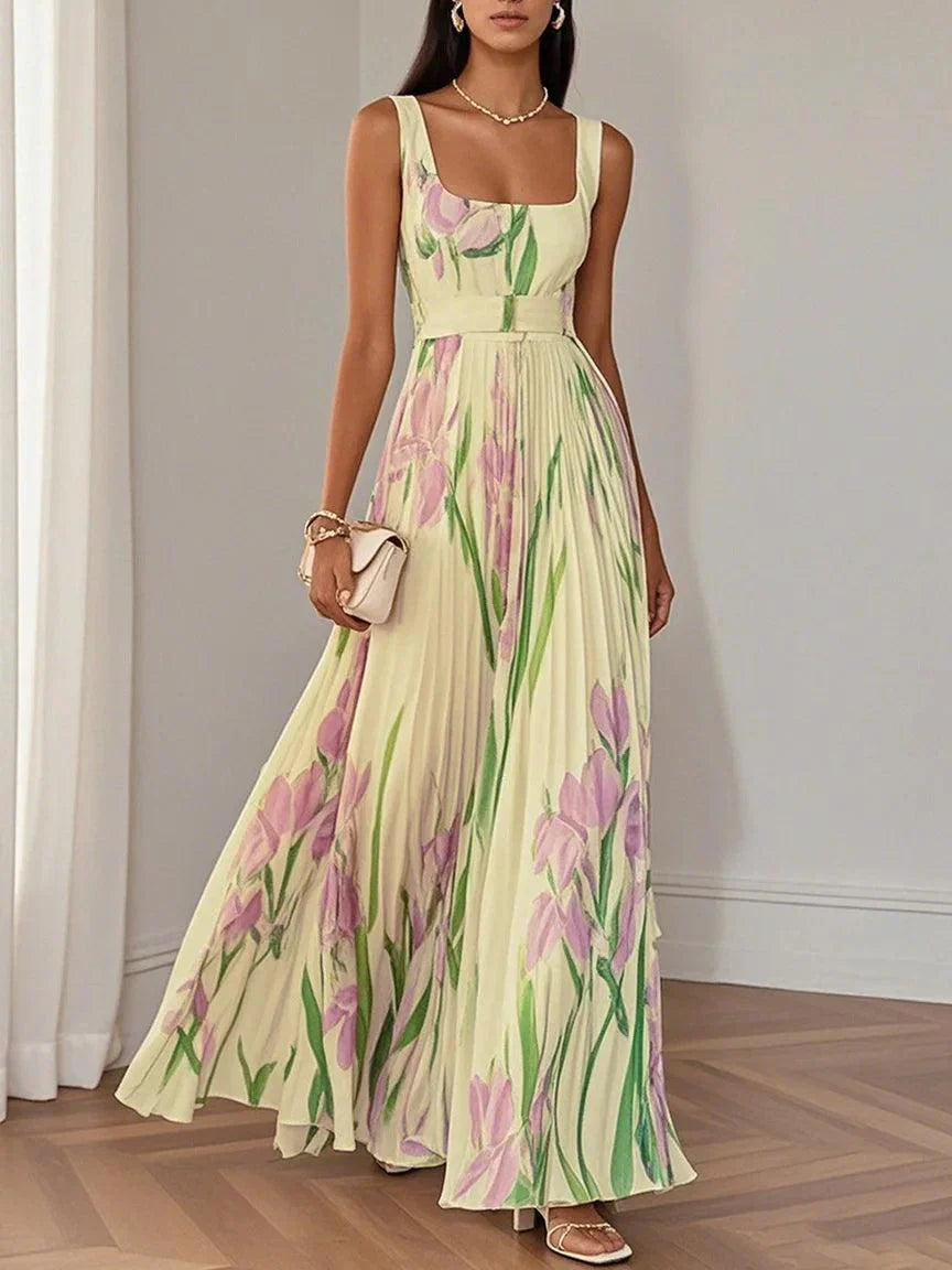 Liviana - Pleated Maxi Dress