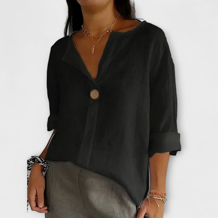 Aurora - Stylish Blouse with V-Neck