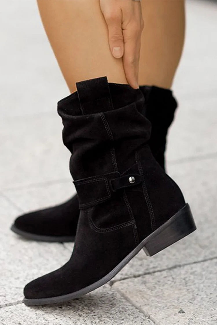 Clémence - Soft Suede Ankle Boots