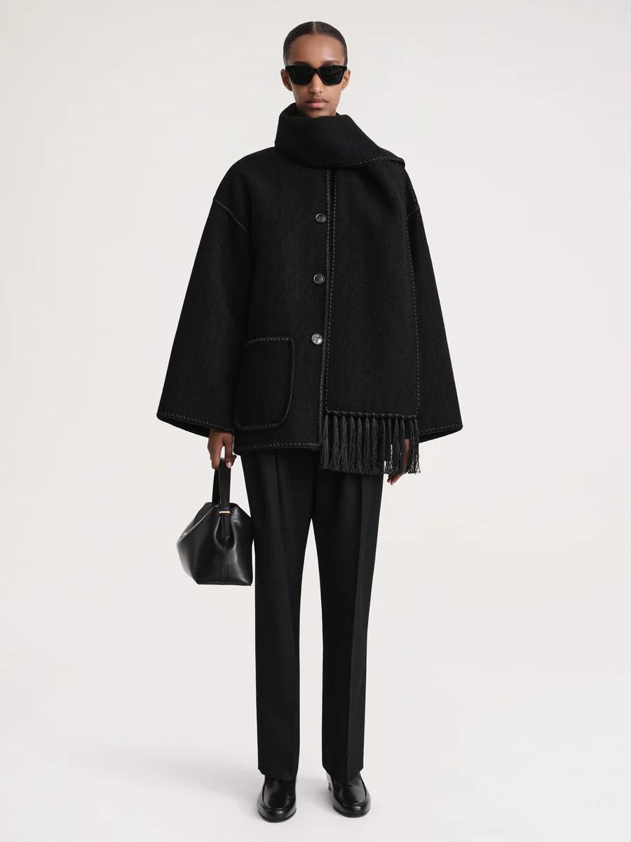 Evalina - Women's Scarf Jacket