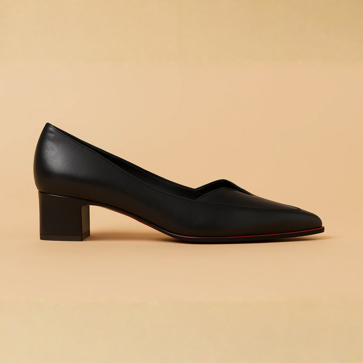 Dora - Elegant sculpted low-heeled