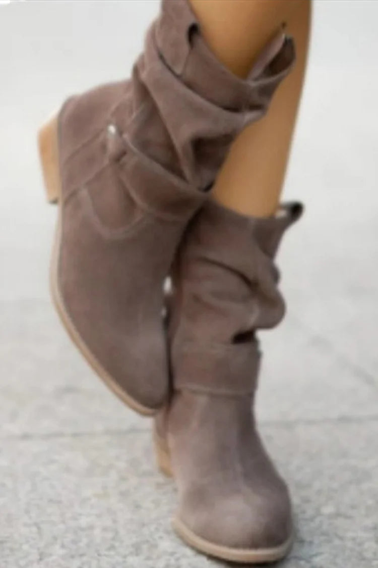 Clémence - Soft Suede Ankle Boots