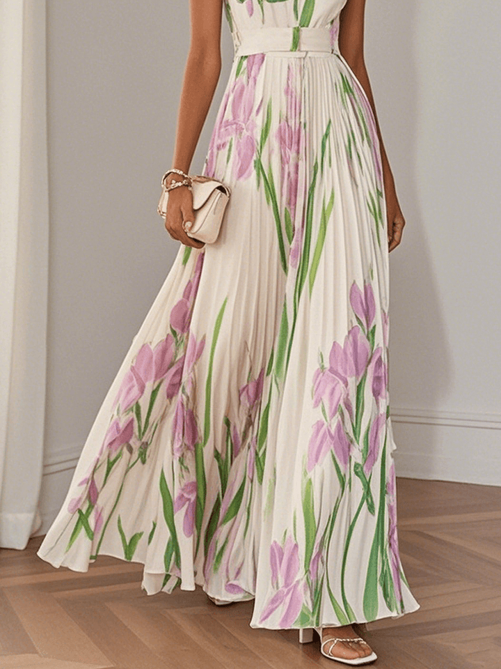 Liviana - Pleated Maxi Dress