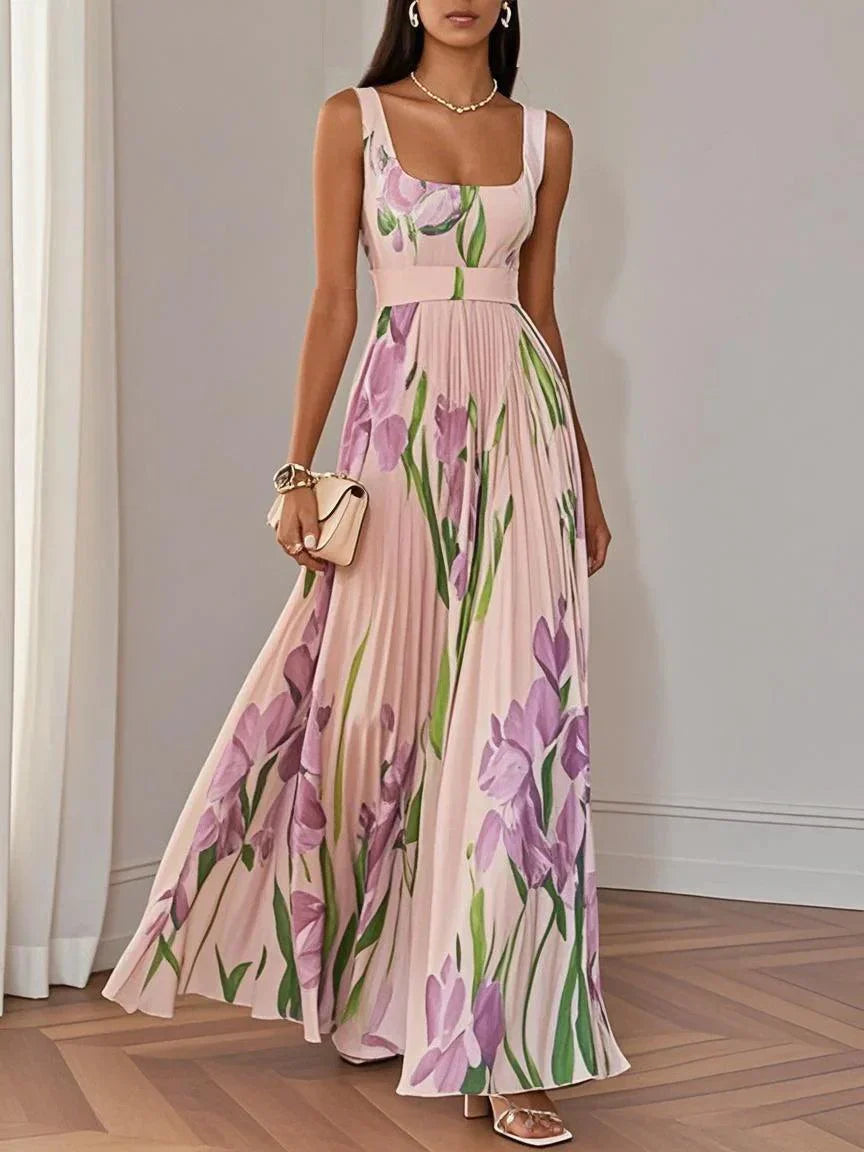 Liviana - Pleated Maxi Dress
