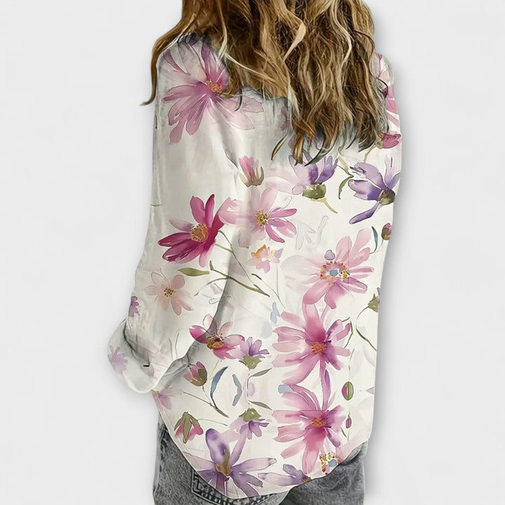 Gaida - Airy Floral Blouse for Summer