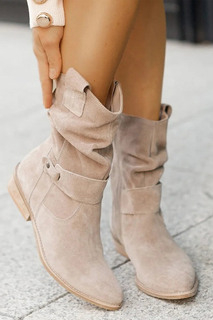 Clémence - Soft Suede Ankle Boots