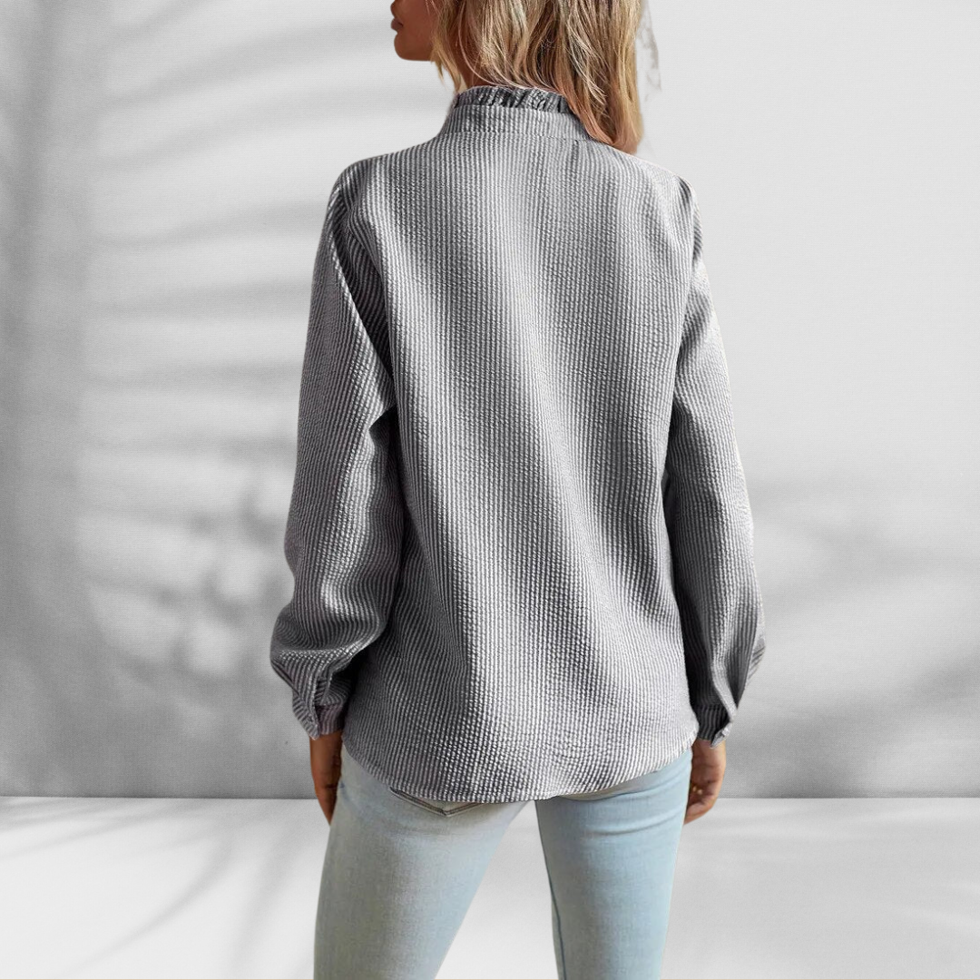 Iris - Light Blouse with Ruffle Detail