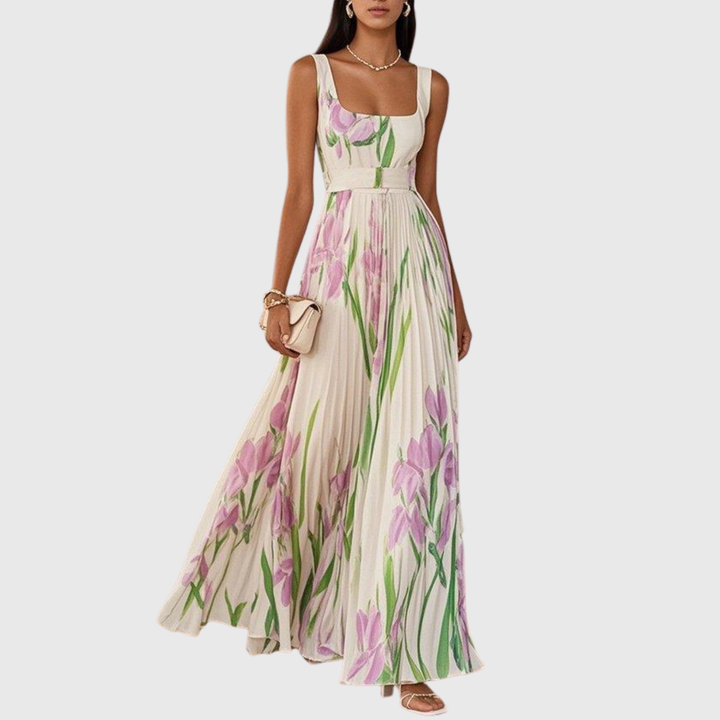 Liviana - Pleated Maxi Dress