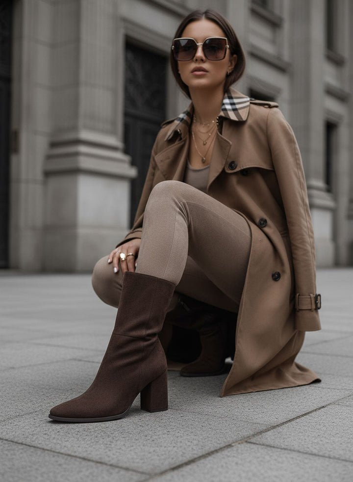 Kalina - Brown ankle boots