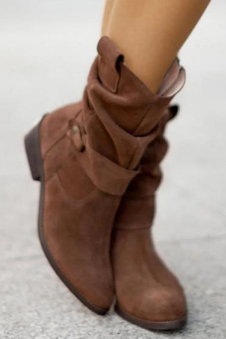 Clémence - Soft Suede Ankle Boots