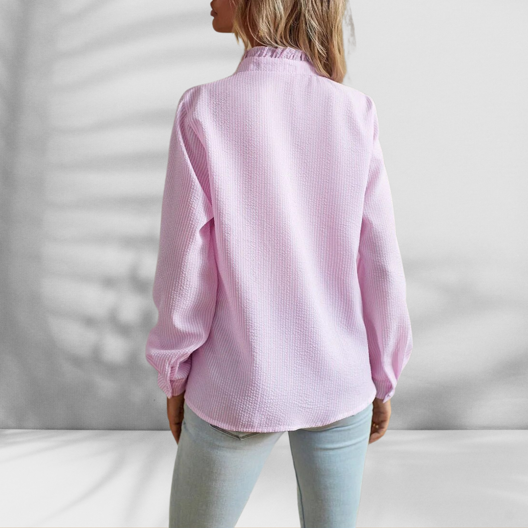 Iris - Light Blouse with Ruffle Detail
