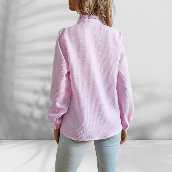 Iris - Light Blouse with Ruffle Detail