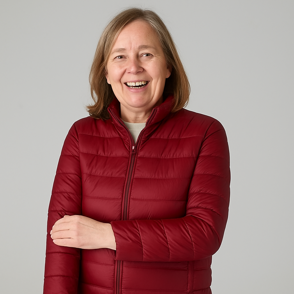 Feline - Jacket with White Duck Feathers