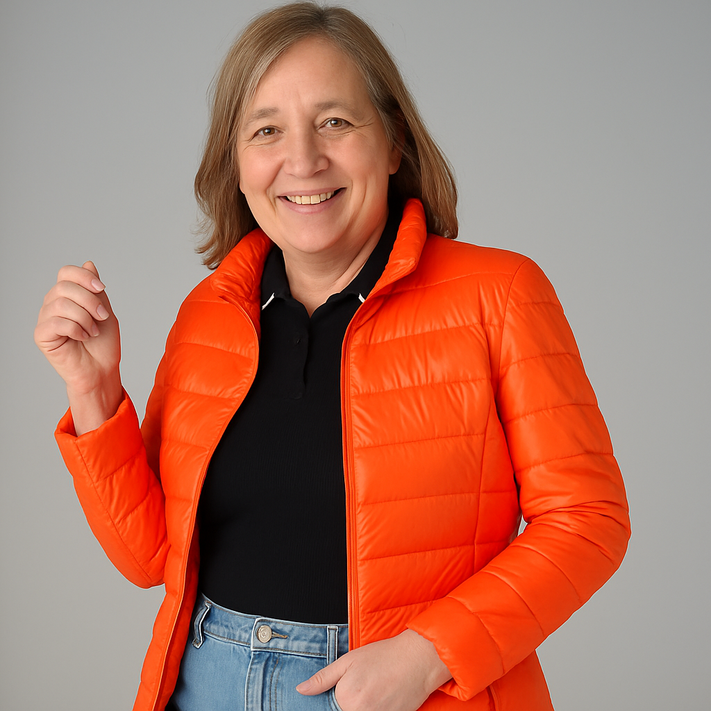 Feline - Jacket with White Duck Feathers