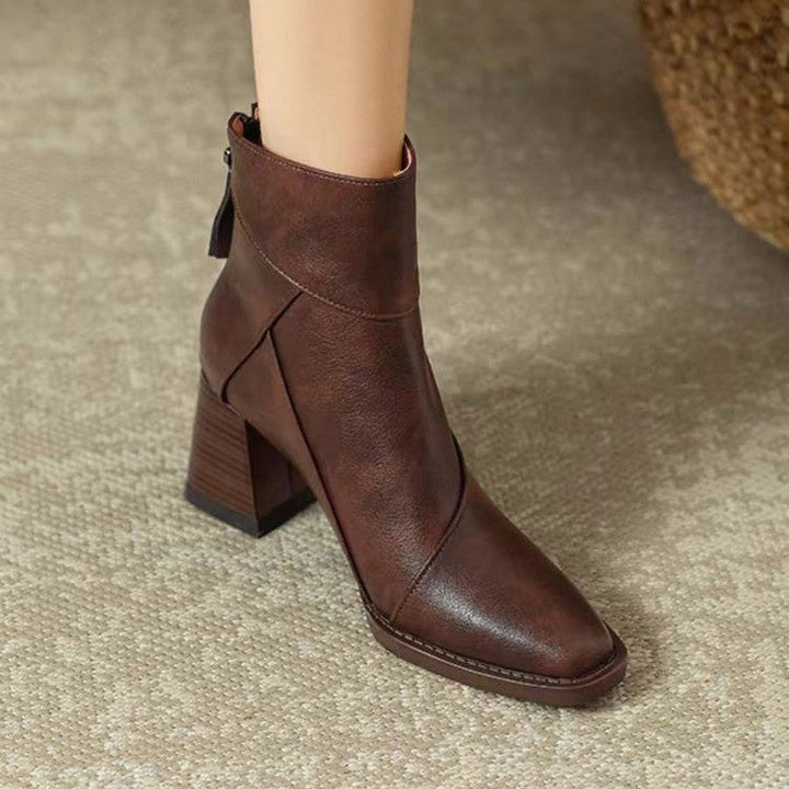 Nikki - Block Heel Boots