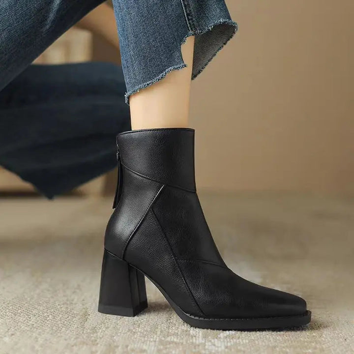 Nikki - Block Heel Boots