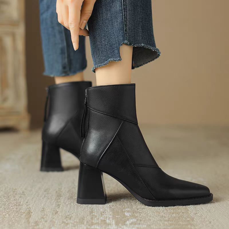 Nikki - Block Heel Boots