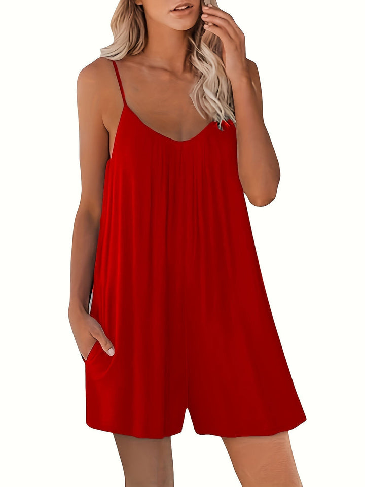 Ailsa – Casual Spaghetti Strap Romper