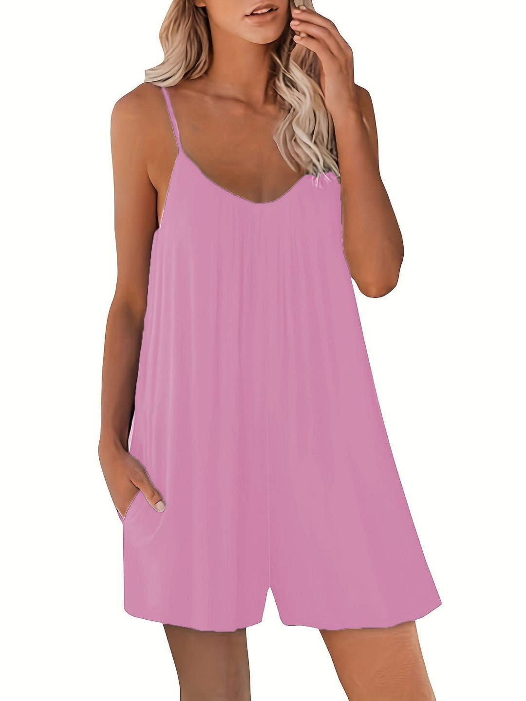 Ailsa – Casual Spaghetti Strap Romper