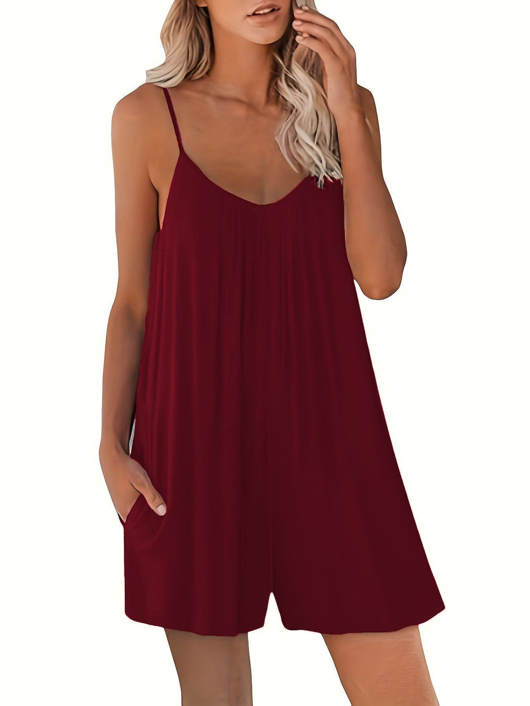 Ailsa – Casual Spaghetti Strap Romper