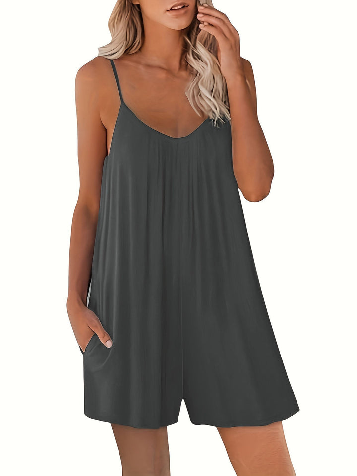 Ailsa – Casual Spaghetti Strap Romper