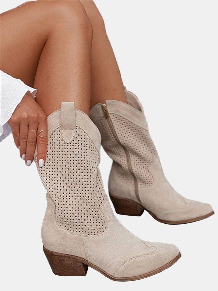 Daisy - Cutout Ankle Boot