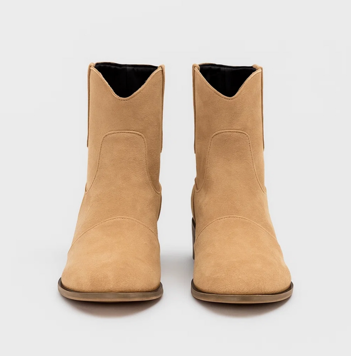 Linde - Suede Western Boots