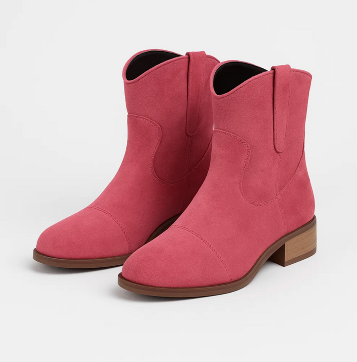 Linde - Suede Western Boots