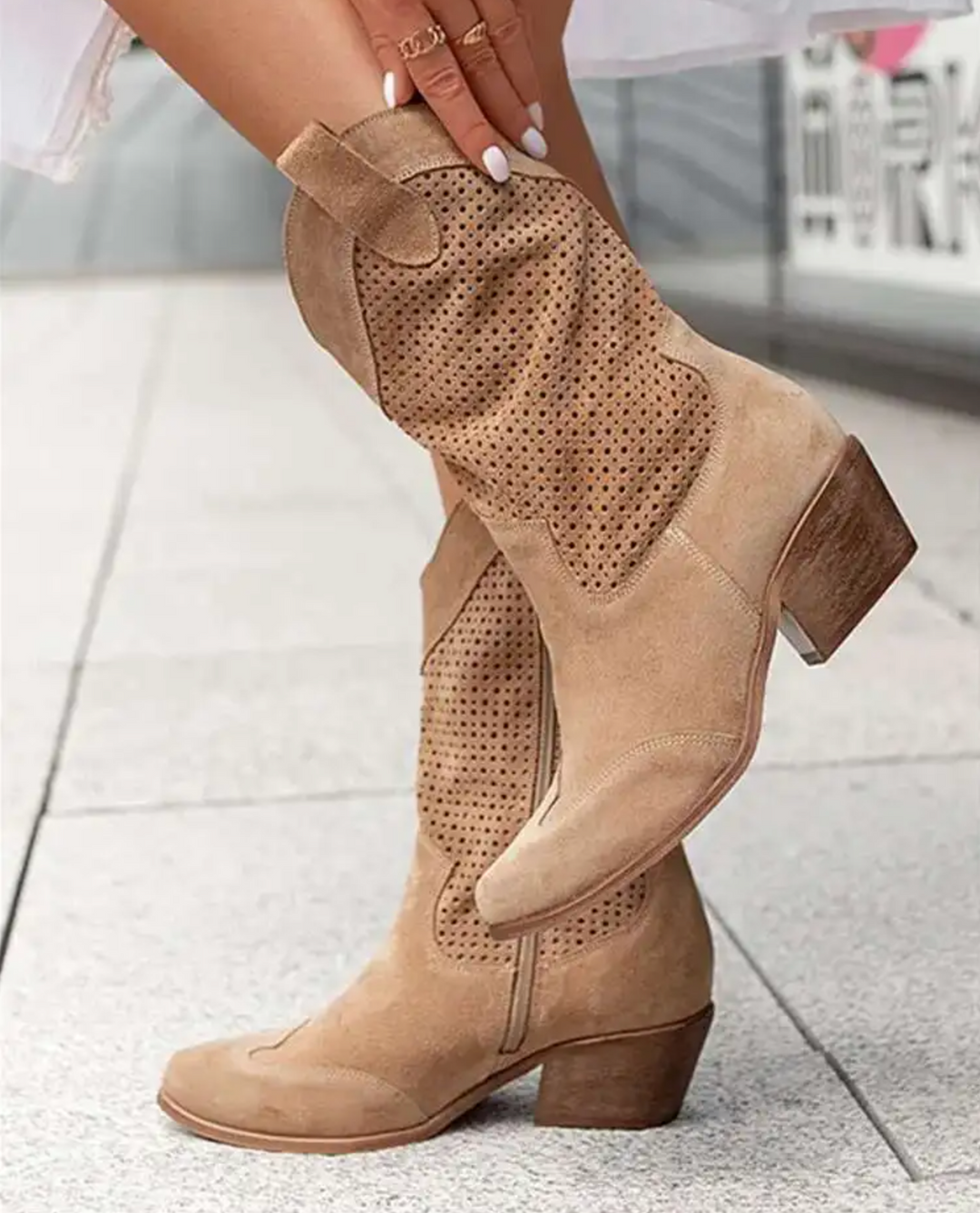 Zulana - Desert Breeze Suede Boots