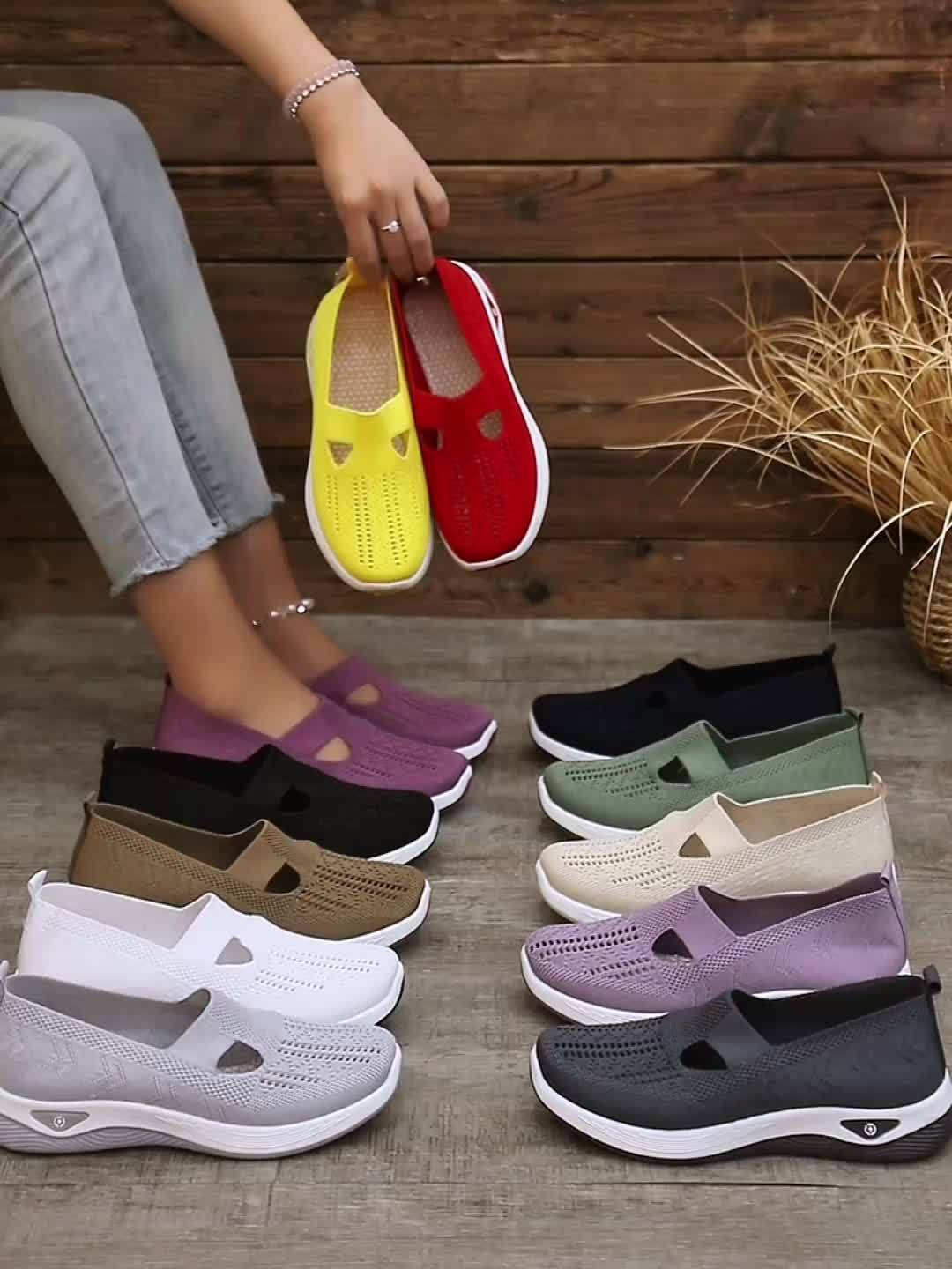 Laura - Breathable Slip-On Sneakers