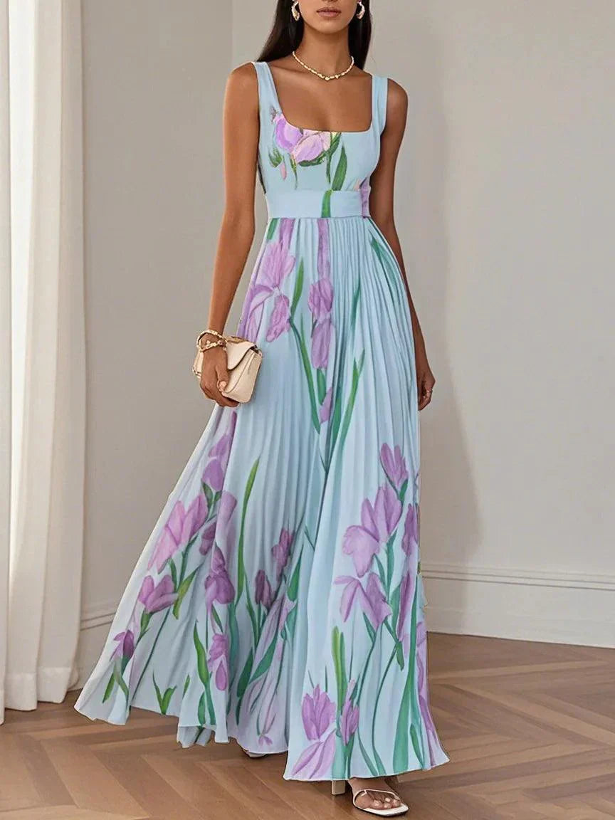 Liviana - Pleated Maxi Dress