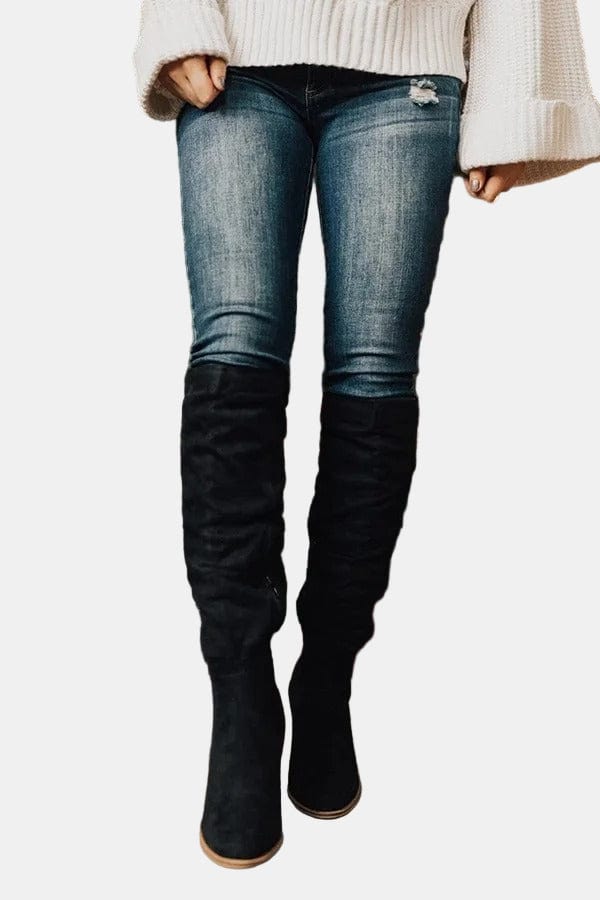 Sophie - Leather Heeled Boot