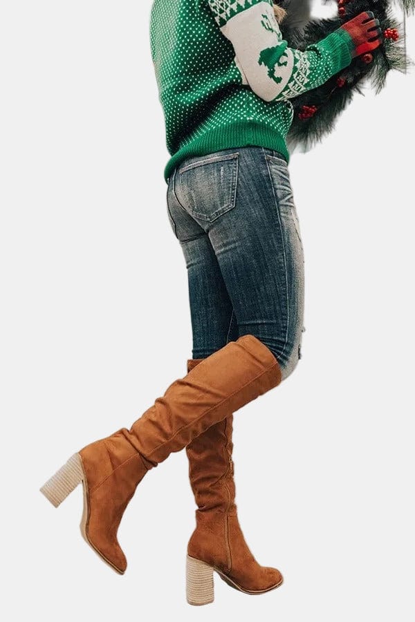 Sophie - Leather Heeled Boot