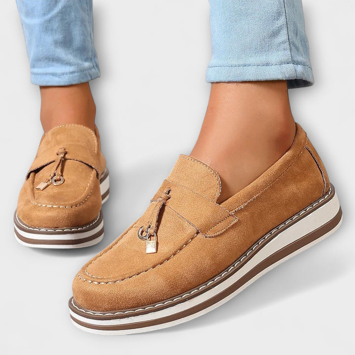 Valentina -  Round Toe Casual Moccasins