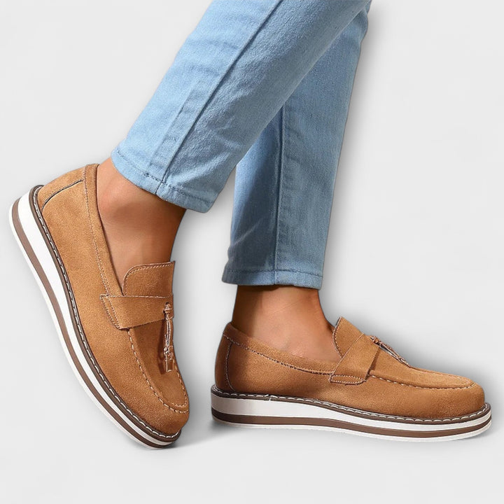 Valentina -  Round Toe Casual Moccasins