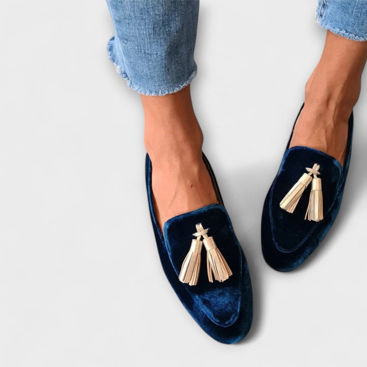 Stella - Vintage loafers with fringe inspiration