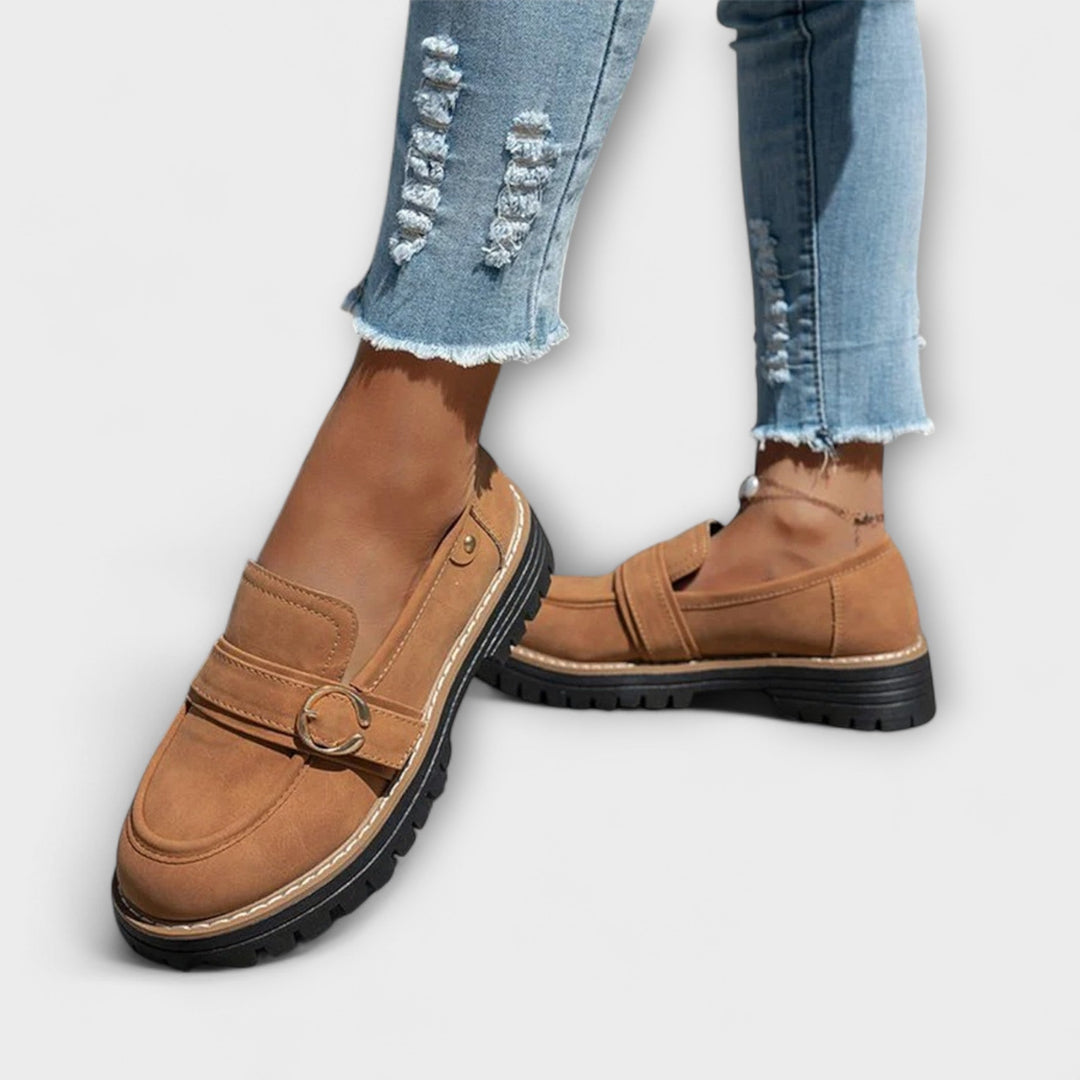 Félanora -  Casual loafers with rounded toe
