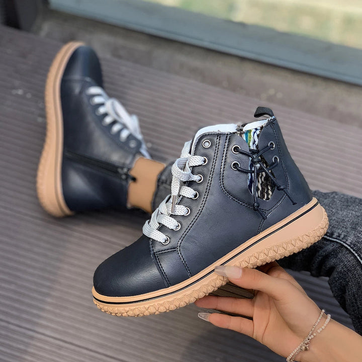 Noline - Comfortable Lace-Up Ankle Boots