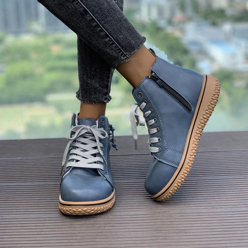 Noline - Comfortable Lace-Up Ankle Boots