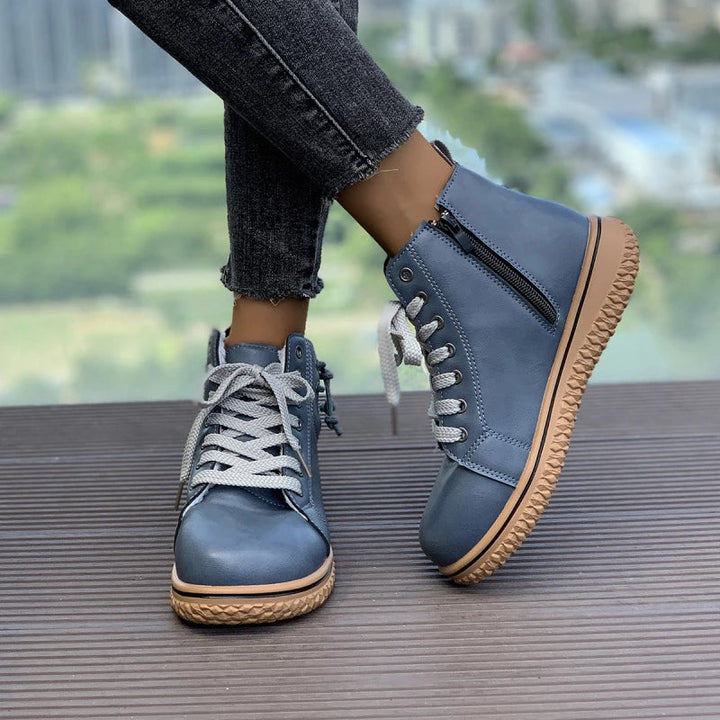 Noline - Comfortable Lace-Up Ankle Boots