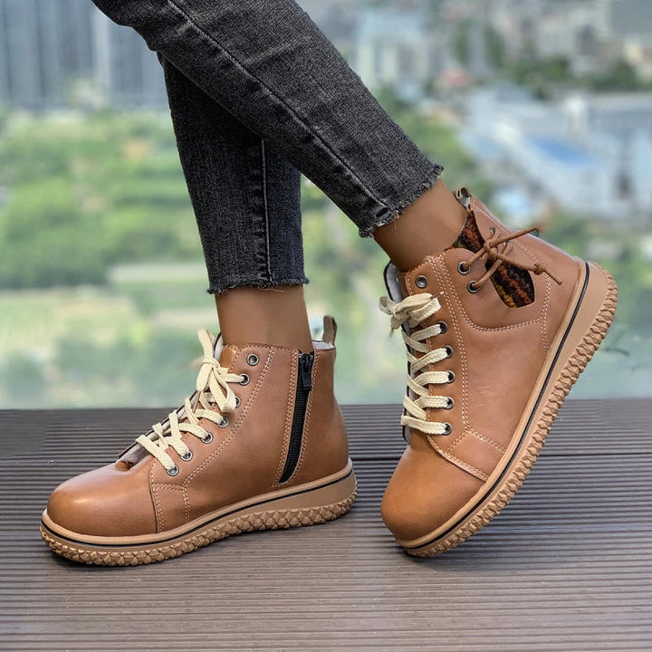 Noline - Comfortable Lace-Up Ankle Boots
